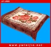 reasonable price 100% polyester soft flower printed blanket