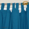 recycle cotton yarn dyed blue curtain