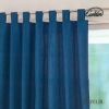 recycle cotton yarn dyed dark blue curtain