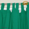 recycle cotton yarn dyed green curtain