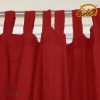 recycle cotton yarn dyed red curtain