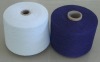 recycled Open End black blended cotton yarn