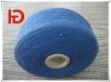 recycled blue blanket yarn