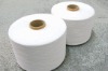 recycled cotton/polyester yarn bleached white for sock glove