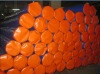 recycled orange tarpaulin