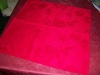 red 100% cotton jacquard table napkin