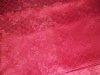 red 100% polyester jacquard table cloth