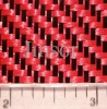 red carbon fiber cloth