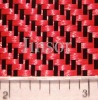 red carbon fiber cloth