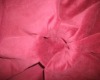 red col plain 100cotton stretch corduroy