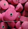 red color recycle regenerated cotton yarn