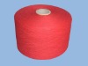 red cotton polyester recycle pet bottle yarn