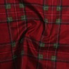 red cotton poplin fabric