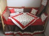 red crib bedding for baby
