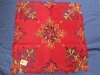 red embroidery Christmas table cloth