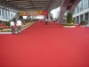 red exhibition carpet