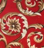 red goldern wilton carpet for restaurant