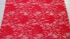 red lace fabric