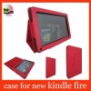 red leather case for kindle fire