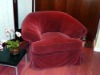red luxury chair cover