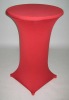 red lycra cocktail table cover spandex table cover dry bar table cover bistro table cover highboy table for wedding and party