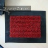 red outdoor rib carpet