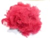 red polyester fiber