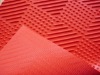 red pvc floor mat