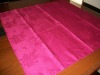 red satin square jacquard table cloth