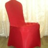 red spandex chair cover for wedding and banquet