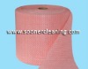 red spunlace nonwoven fabric wavy line non woven cloth