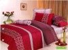 red stain and reactive printed cotton bedding set(AX-HX0021)