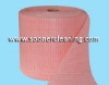 red wavy non woven cloth(spunlace nonwoven)