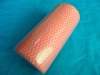 red wavy spunlace nonwoven fabric in rolls