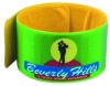 reflective PVC wristbands / easy slap bangle