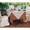 restaurant table cover /marron color table cover