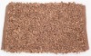 reversible leather shag rug