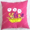 ribbon embroidery cushion,DIY car cushion