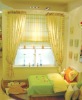 rod pocket curtain with cotton fabric for children