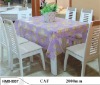 roll transparents printed pvc table cloth