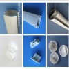roller blind parts-bottom rail with plastic end cap,curtain track,curtain rods,curtain accessory