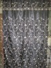 roman blinds Embroidered window panel with valance