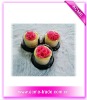 rose cake towel