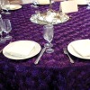 rose embroidery desgin table cloth