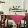 rose linen cotton modern style restaurant table runner