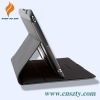 rotatable genuine leather case for ipad 2