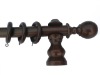 round Wooden Curtain pole 35mm