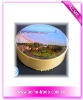 round compressed towel