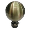 round curtain rod cap