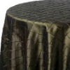 round pintuck tablecloth,pintuck table linen,elegant table cover